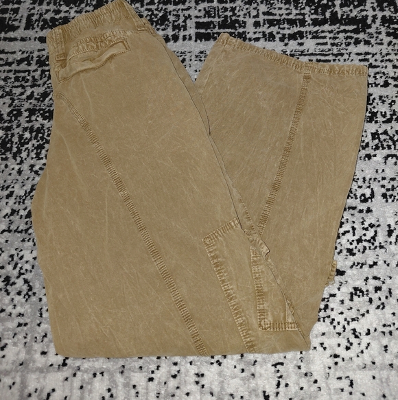 BDG Urban Outfitters Camel Cargo Pants Small Y2K Baggy Gorpcore Tan - Picture 15 of 15